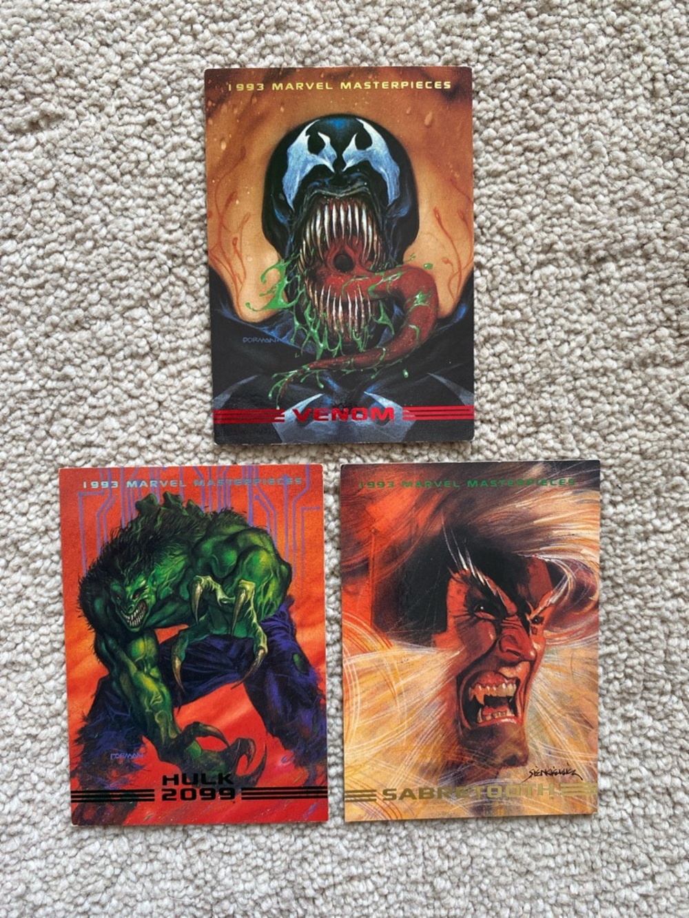 1994 Marvel Masterpieces Cards